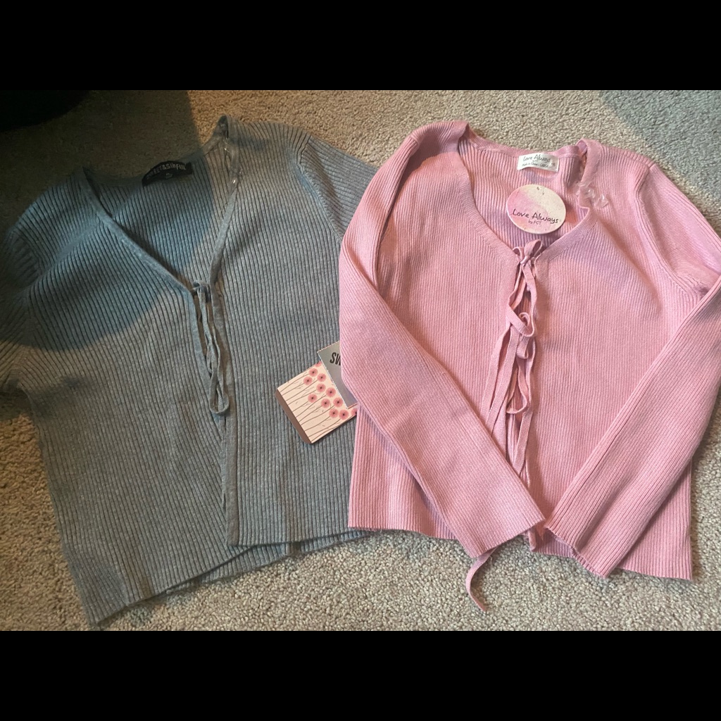 Two Cardigans Please Read Description